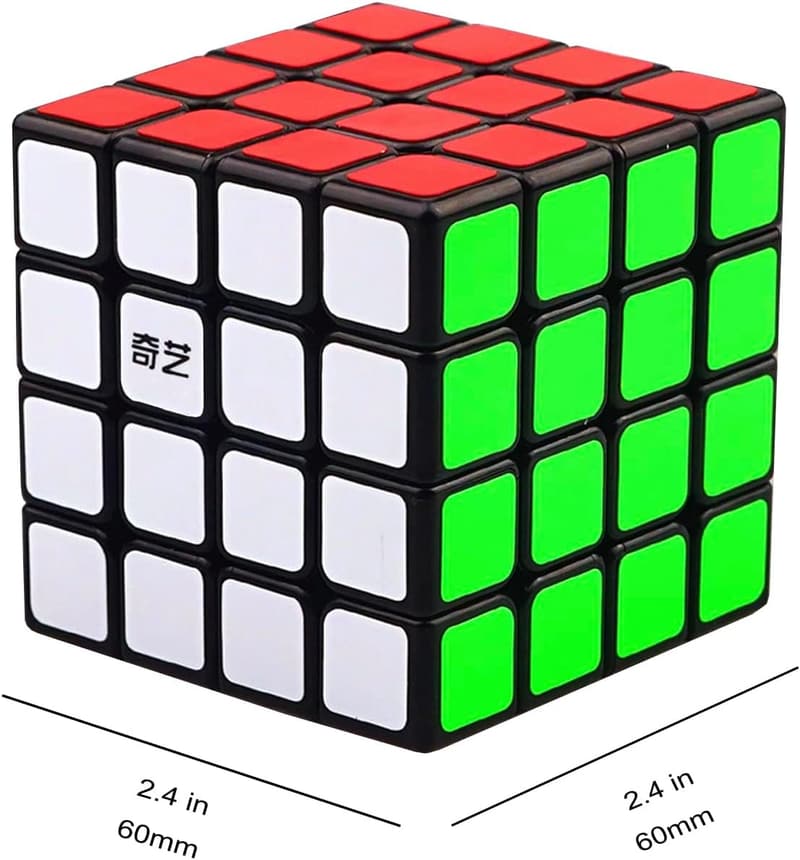 4x4 Smart Speed Cube Puzzle - Educational Brain Teaser