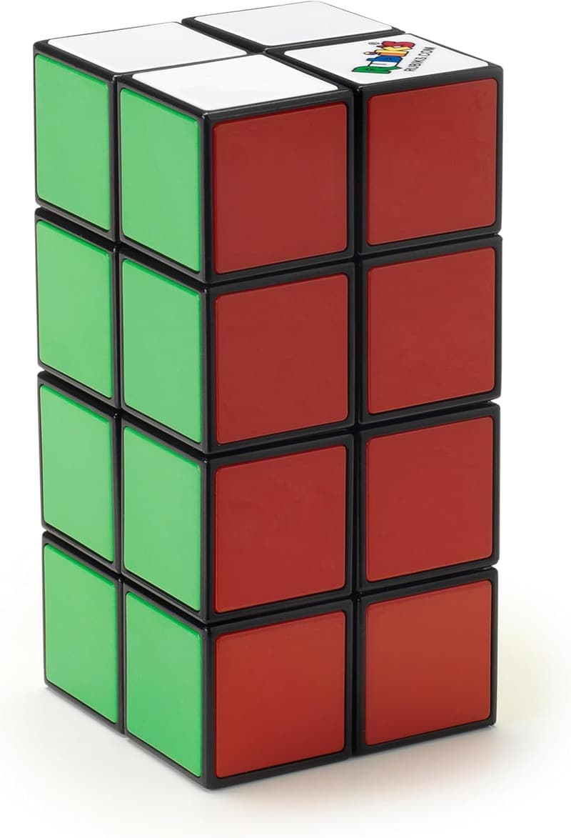 Complex Color-Matching 2x2x4 Rubik's Tower Puzzle for Ages 8+
