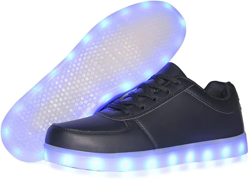 Unisex LED Light-Up Sneakers with USB Charging
