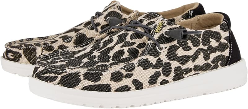 Wendy Leopard Sparkle Slip-On Sneakers for Women