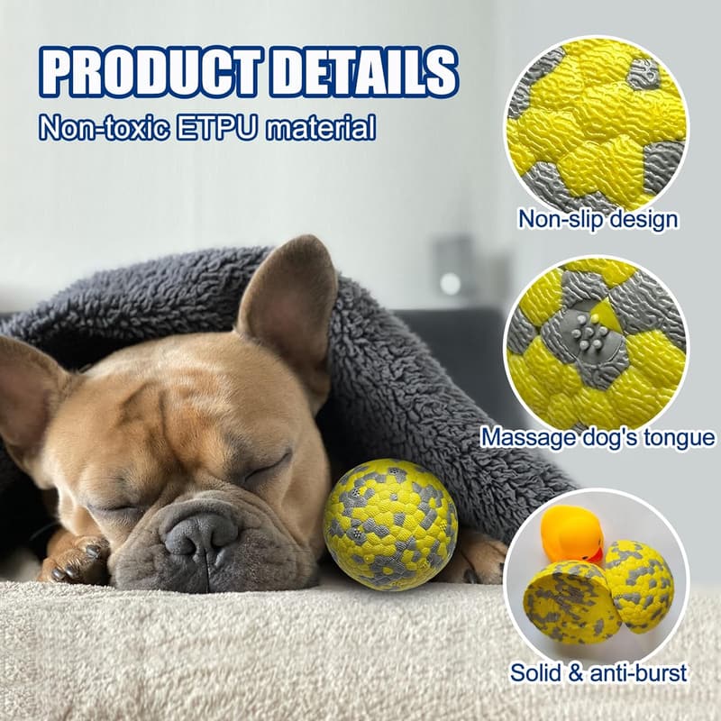 Durable Indestructible Tennis Balls for Aggressive Chewers