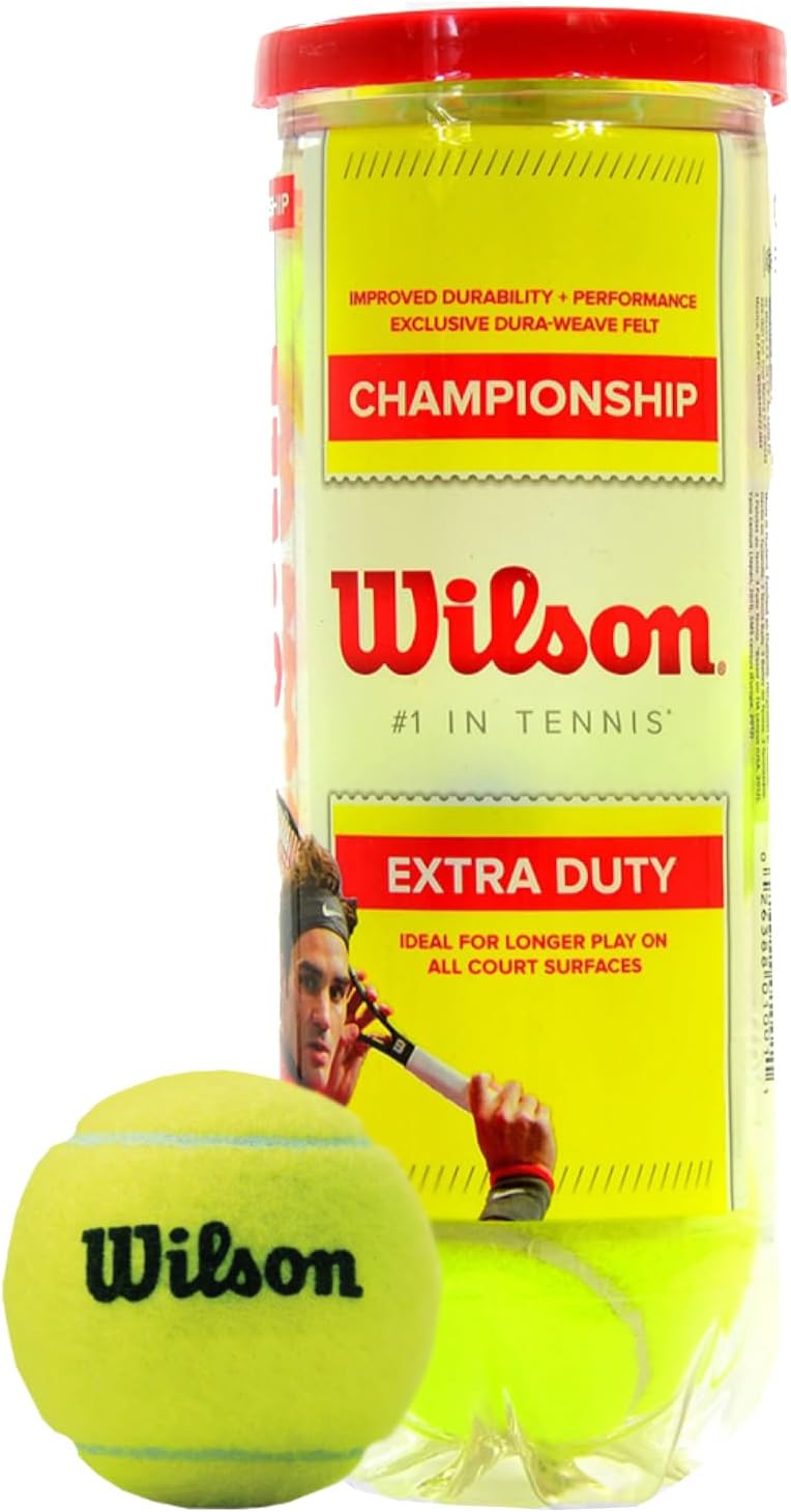 WILSON Championship Tennis Balls - High Performance, Durable