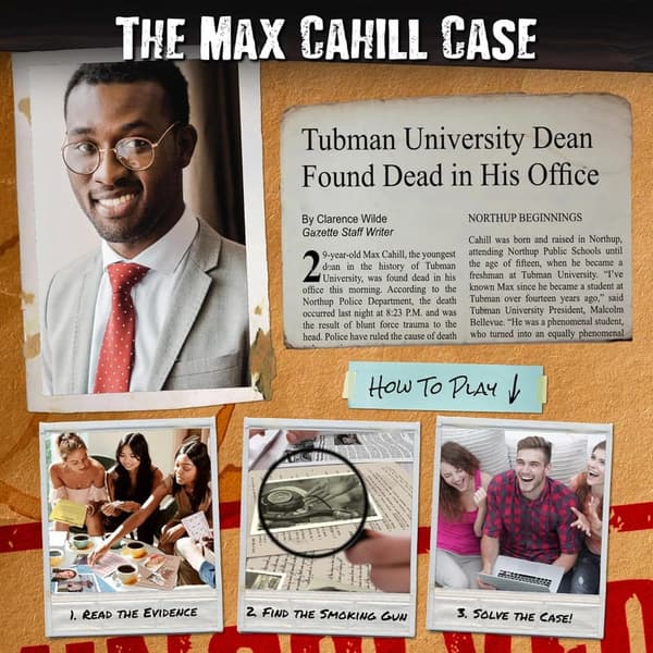 Cold Case Murder Mystery Game - Unsolved Case Files