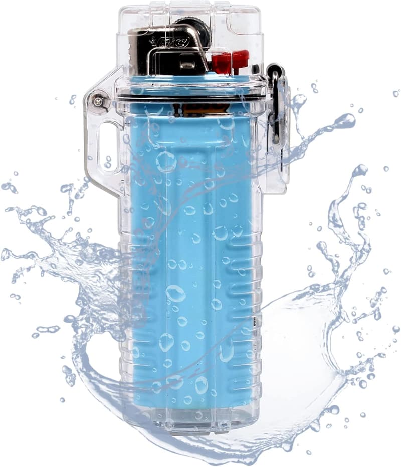 Waterproof BIC Lighter Case for Outdoor Survival Use