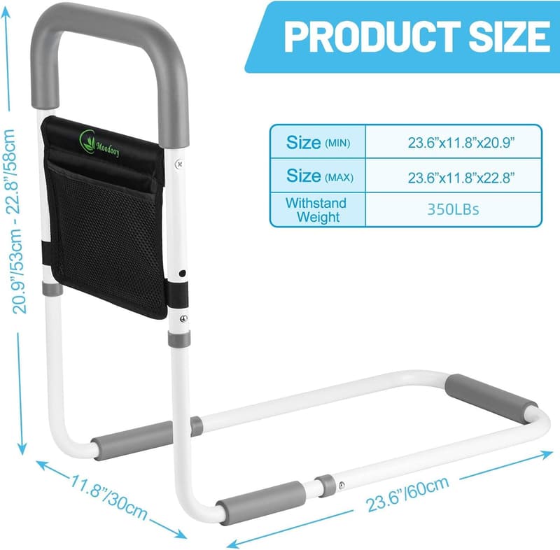 Adjustable Safety Bed Rail for Seniors and Elderly Adults