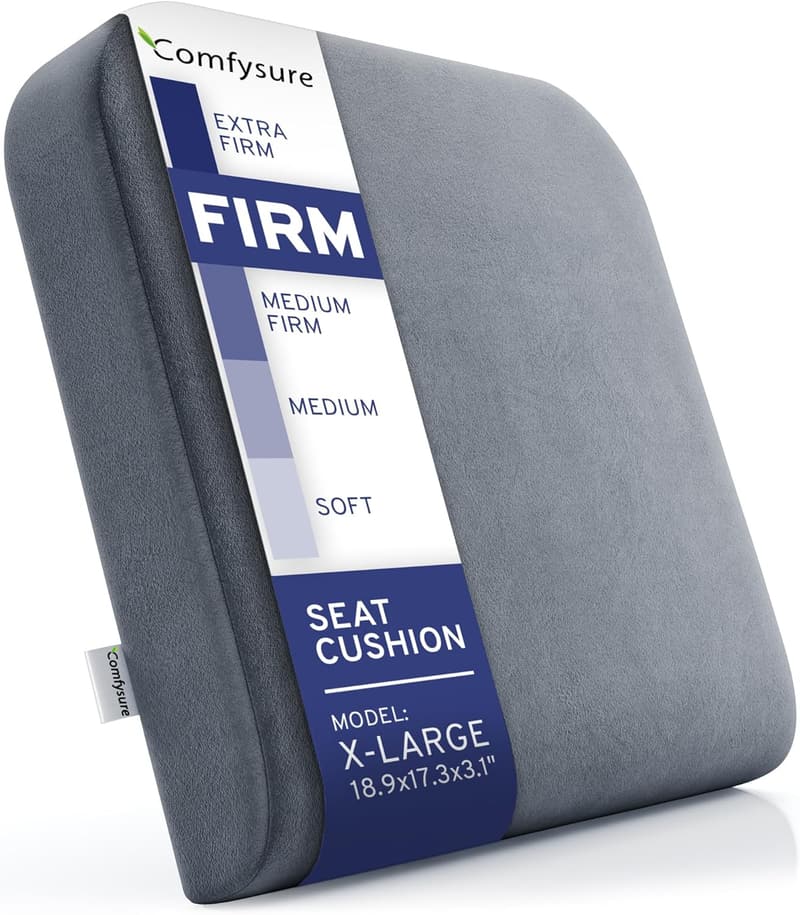 Extra Large Firm Memory Foam Seat Cushion - 19