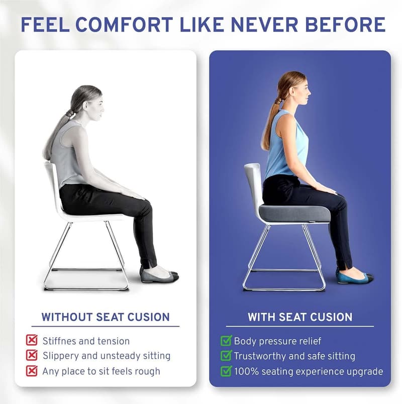 Extra Large Firm Memory Foam Seat Cushion - 19