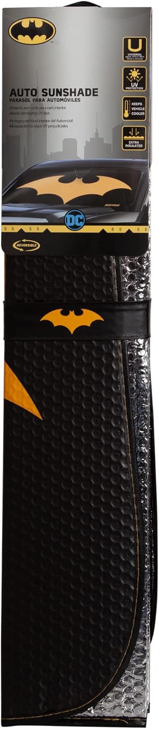 Batman Logo Accordeon Folding Sunshade for Car Windshield