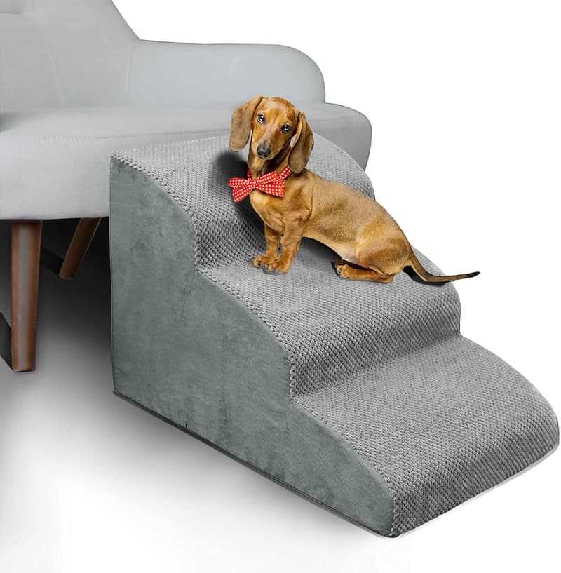 Non-Slip Foam Pet Stairs for Older Dogs and Cats