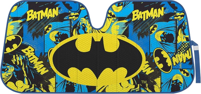 Classic Batman Accordion Folding Car Window Shades - 58 x 27 in