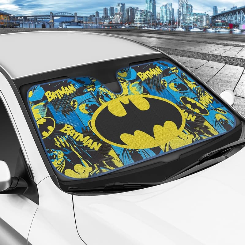 Classic Batman Accordion Folding Car Window Shades - 58 x 27 in