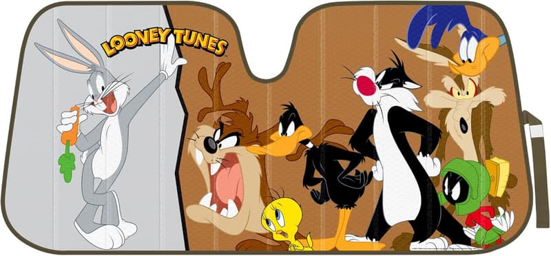 Looney Tunes Car Sun Shade with Bugs Bunny Graphic
