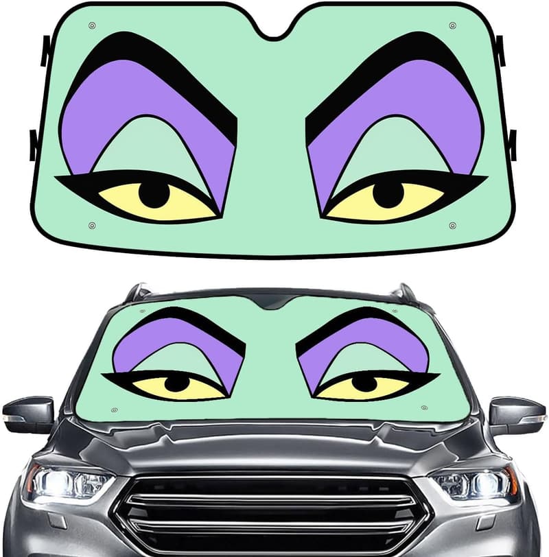 Dark Fairy Queen Car Windshield Sun Shade (55x30 Inches)