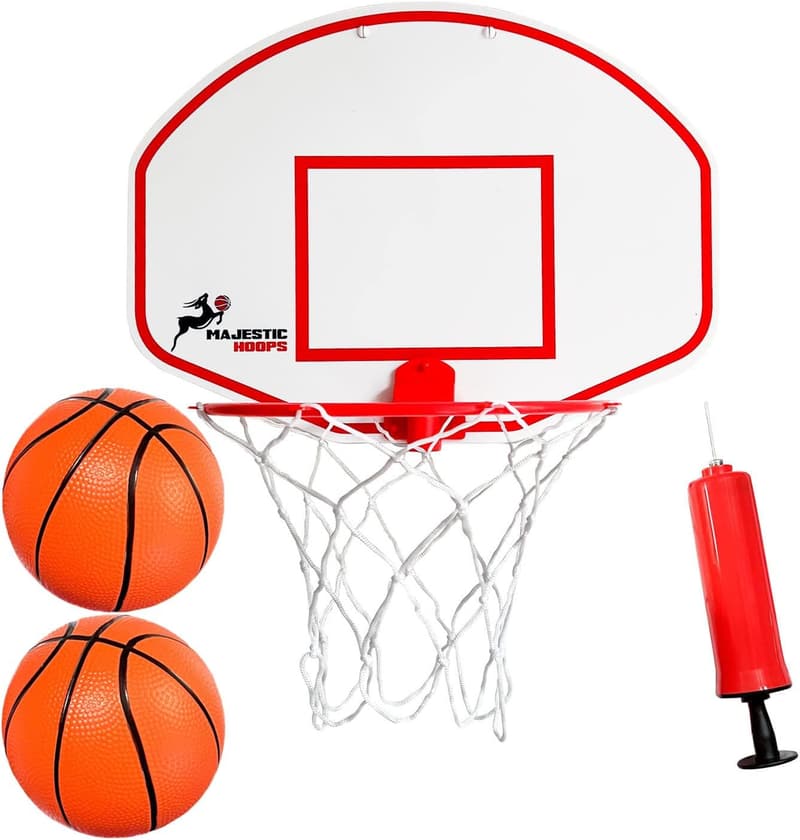 Indoor Mini Basketball Hoop - Durable Plastic for Kids & Adults