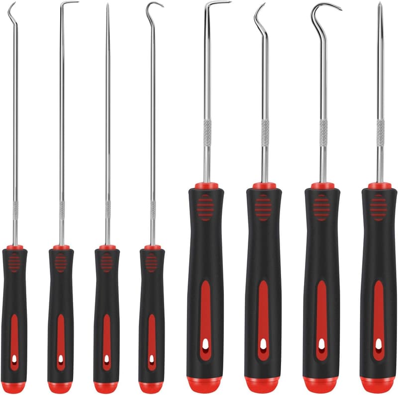 Precision Oil Seal Pick Set - 8 Piece Automotive Tool