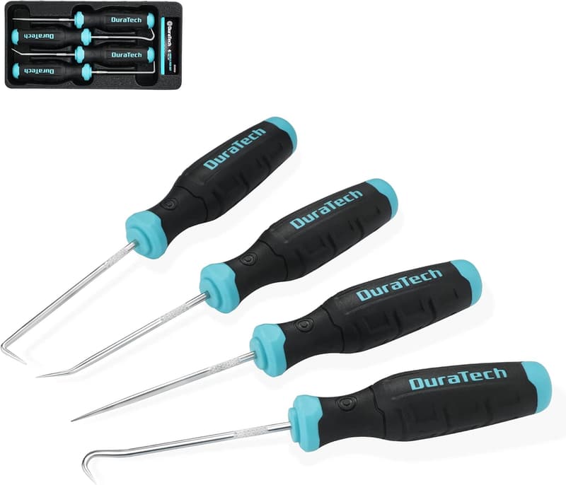 DURATECH 4-Piece Auto & Electronics Hook and Pick Set