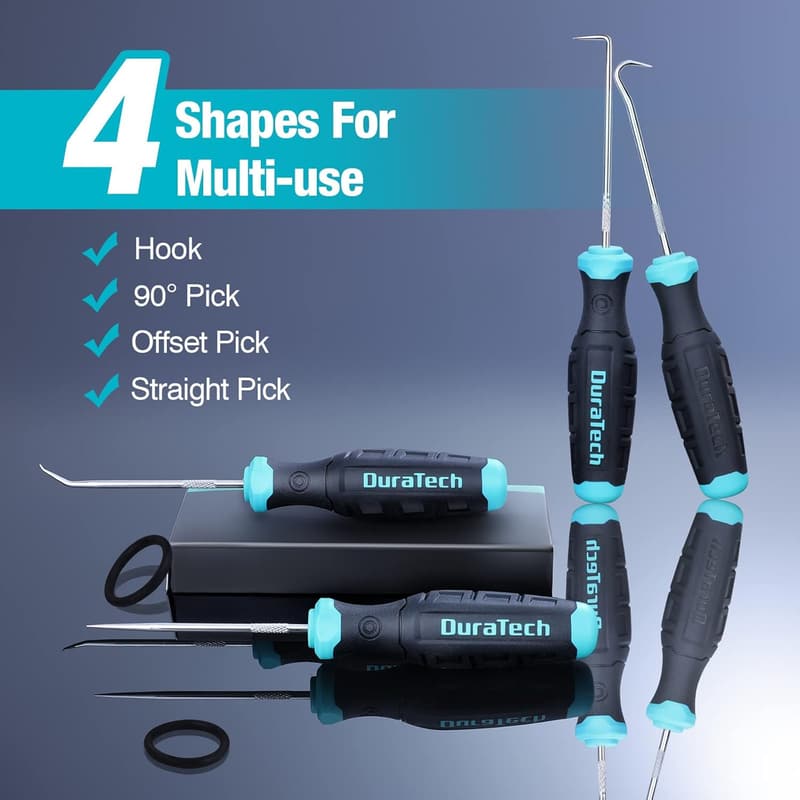 DURATECH 4-Piece Auto & Electronics Hook and Pick Set