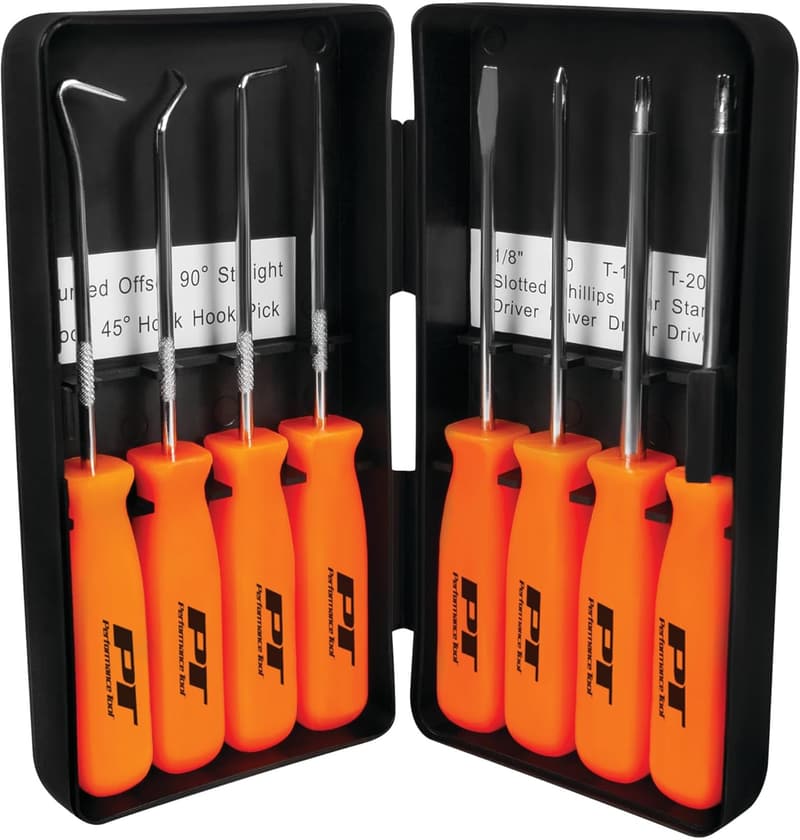 8-Piece Precision Pick & Hook Set for DIY Projects