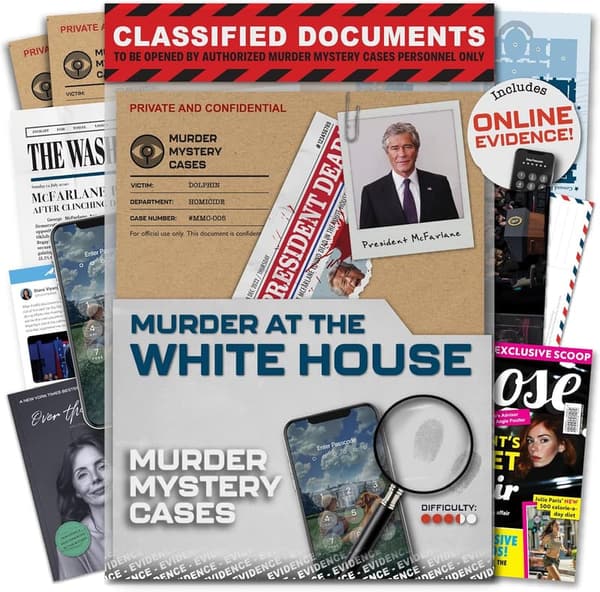 Murder Mystery Game – Cold Case Files for Adults – 1-10 Players