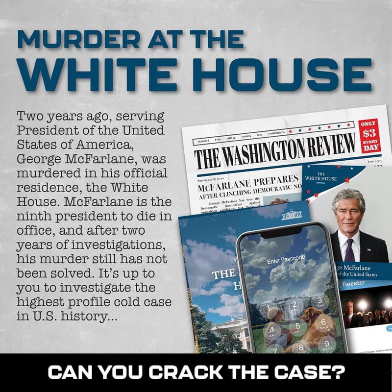 Murder Mystery Game – Cold Case Files for Adults – 1-10 Players