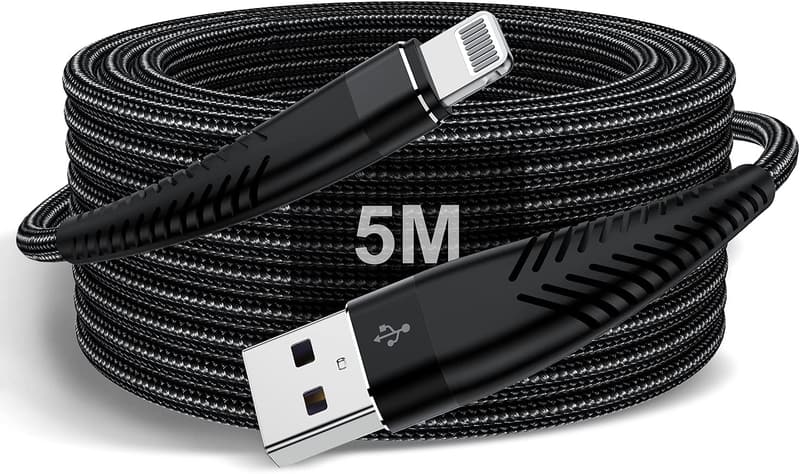 Apple MFi Certified 16ft Lightning Charger Cable