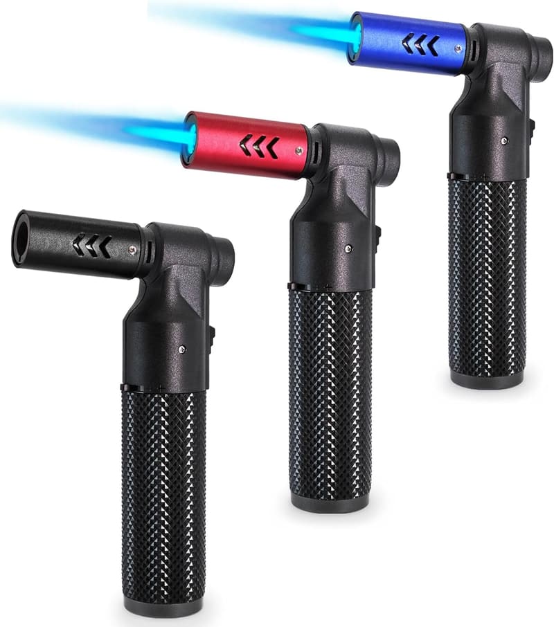 Portable Mini Butane Torch Lighter Set for Camping and Cooking