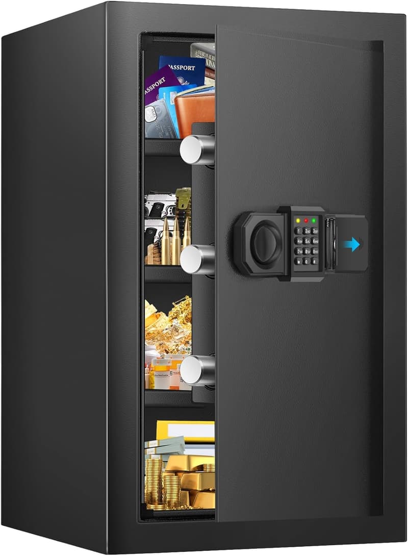 Fireproof Digital Safe Box for Home & Office Security
