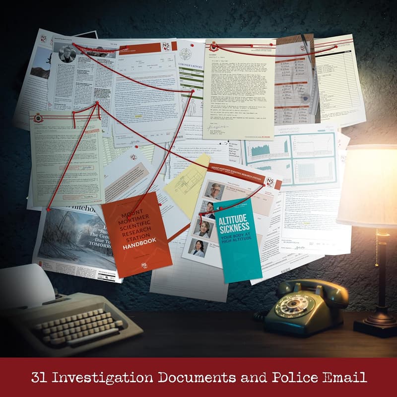 Murder Mystery Game: Cold Case Files for Date Nights & Parties