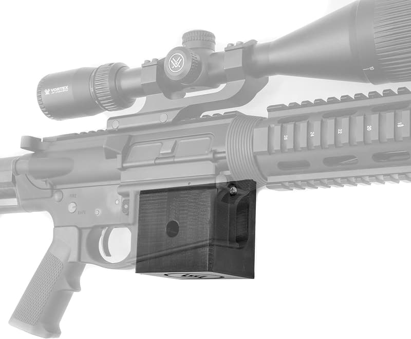 AR-10 Wall Mount - Unique Low Profile Rifle Display System