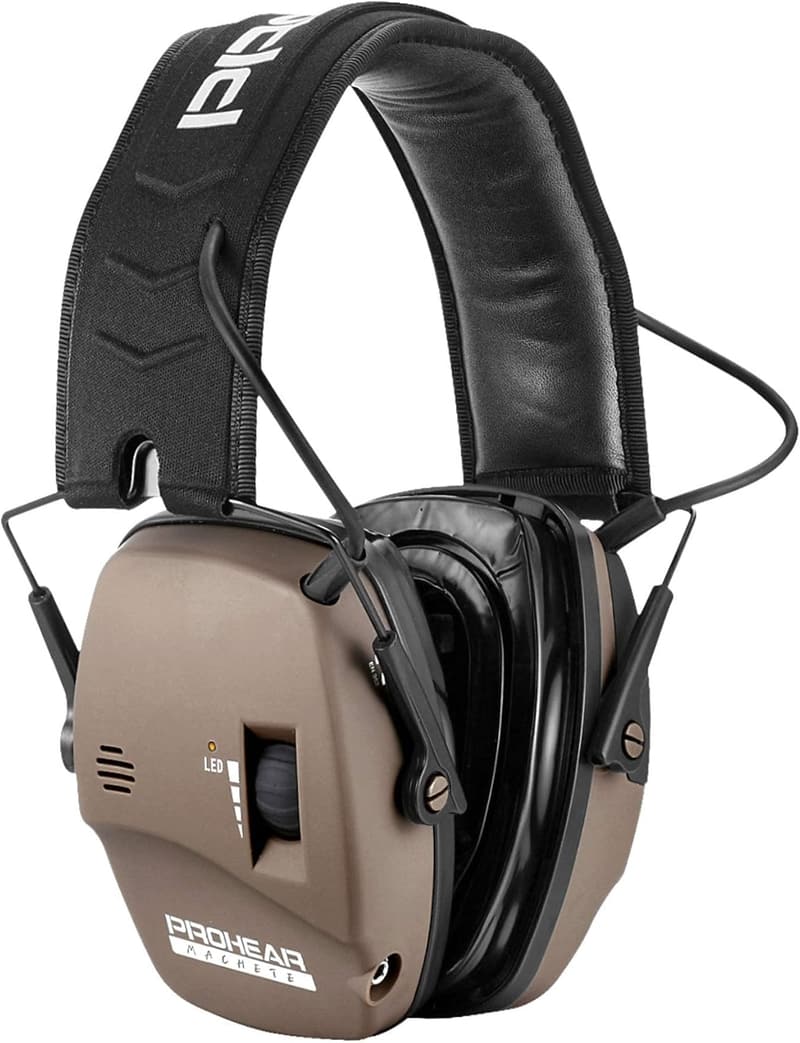 Digital Electronic Shooting Ear Protection Muffs with Gel Pads