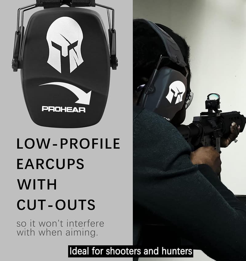 Shooting Ear Protection Earmuffs - PROHEAR 016