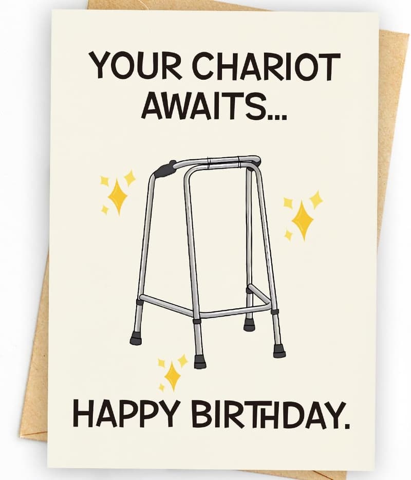 Humorous Birthday Card for Everyone - Unique Gift & Decoration