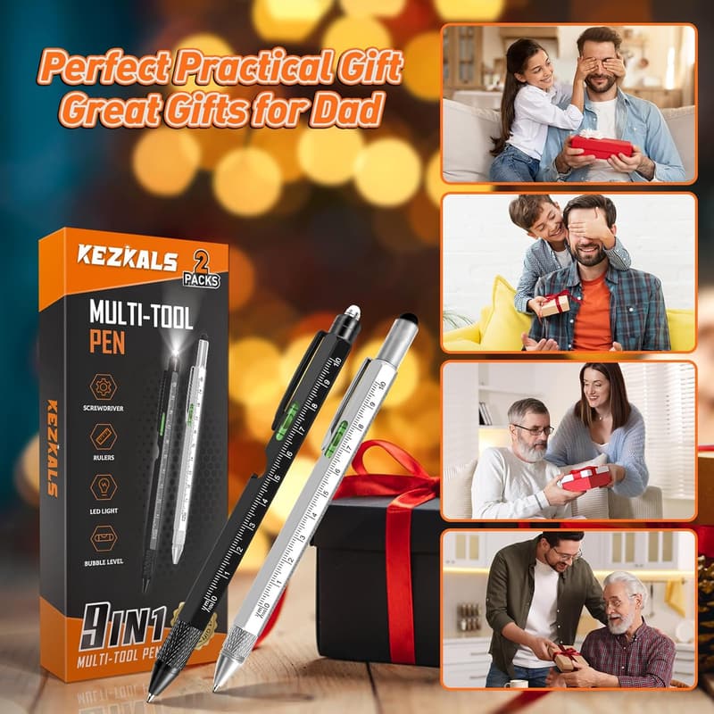 Father's Day 9-in-1 Multitool Pen Set for Dad