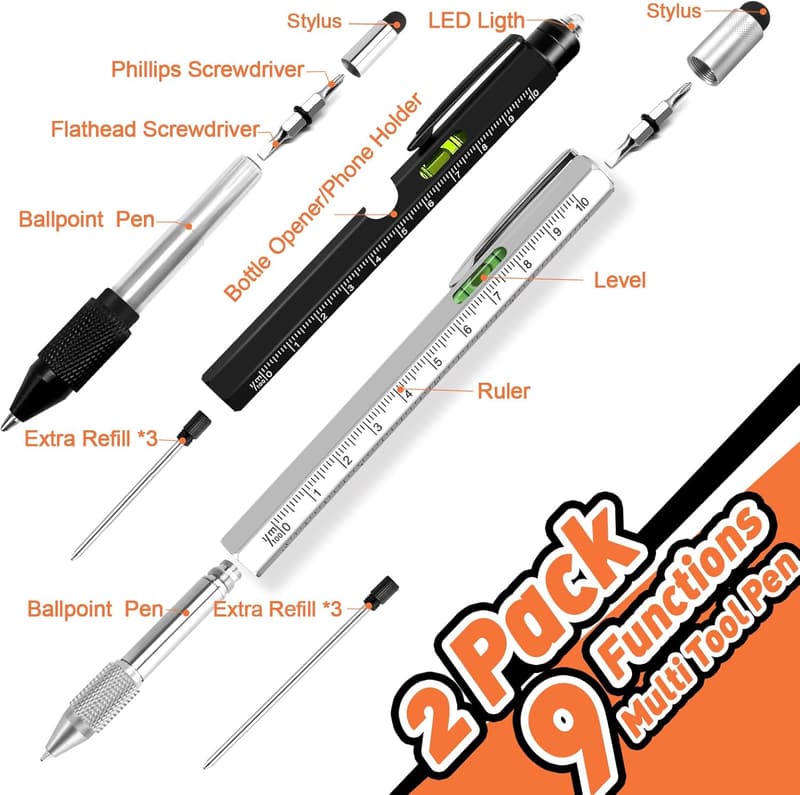 Father's Day 9-in-1 Multitool Pen Set for Dad