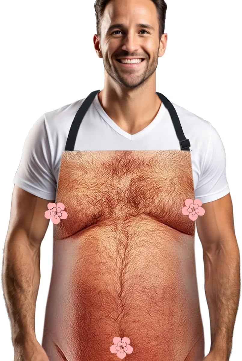 Fathers Day BBQ Apron - Adjustable Gift for Men