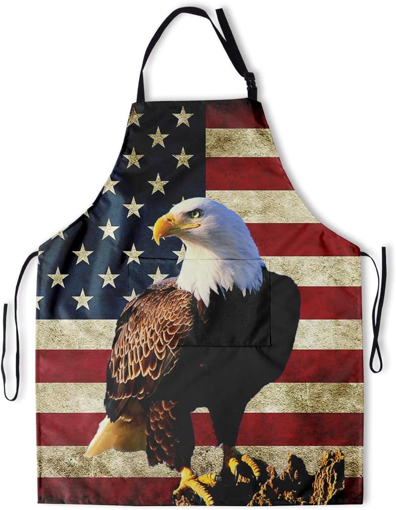 Waterproof Funny Animal Apron with 2 Pockets for Men and Women