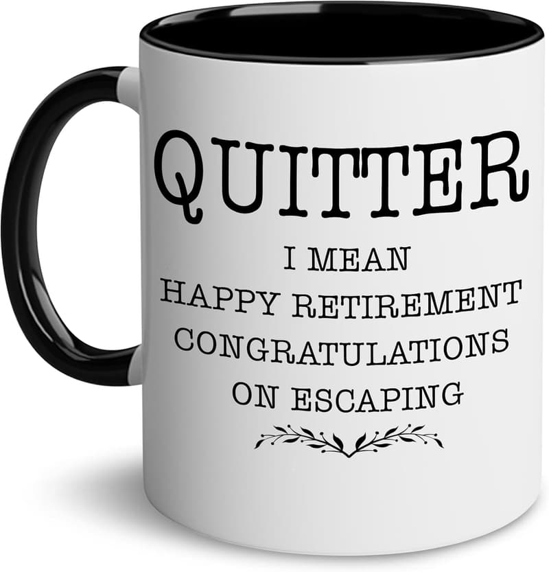 Retirement Gift Mug for Coworkers - 11oz Goodbye Cup