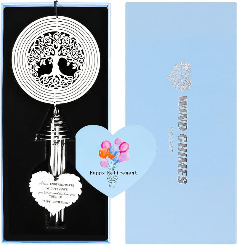Unique Retirement Wind Chimes for Women and Men