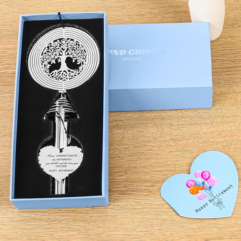 Unique Retirement Wind Chimes for Women and Men