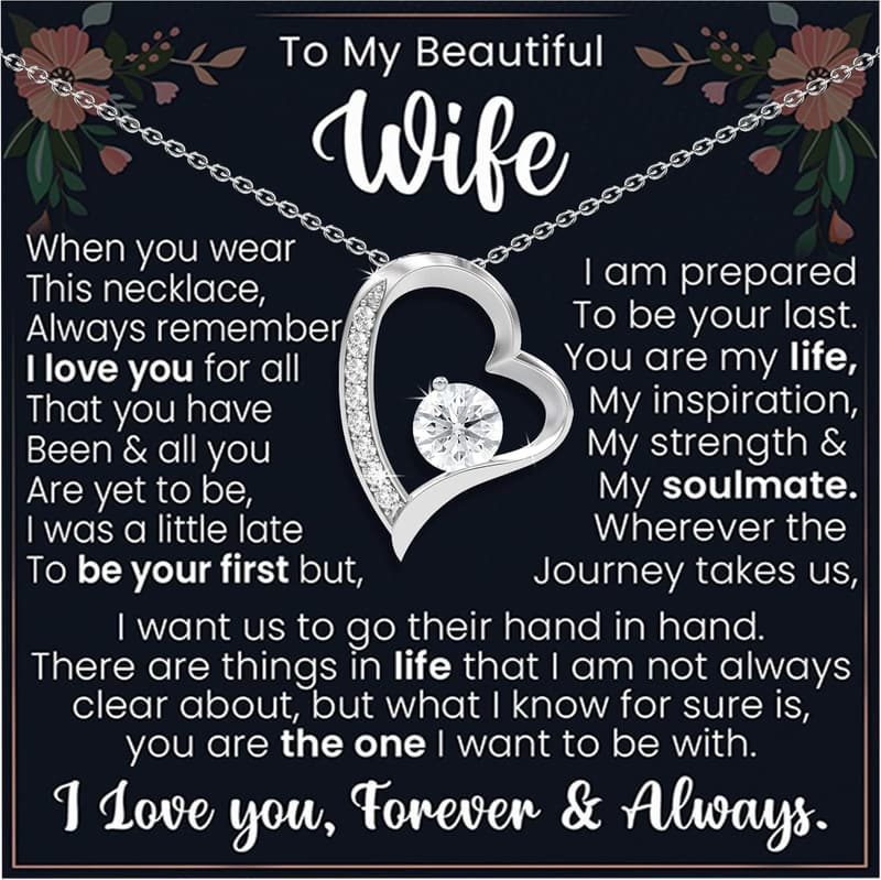 Anniversary Necklace for Wife - Forever Love Jewelry