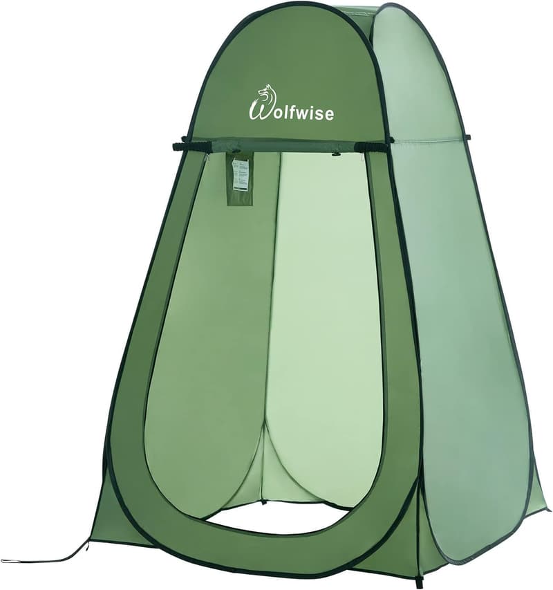 Portable Pop-Up Privacy Shower Tent for Camping & Outdoor Use