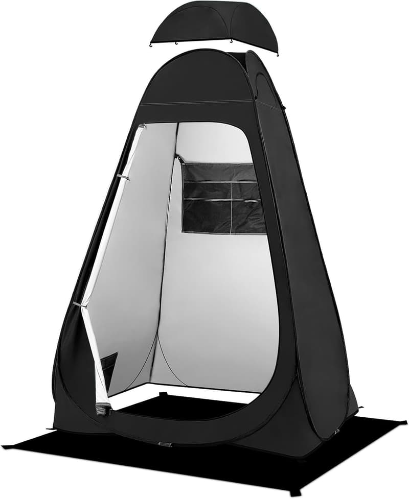 Portable Privacy Shower Tent for Camping - Waterproof & UPF 50+