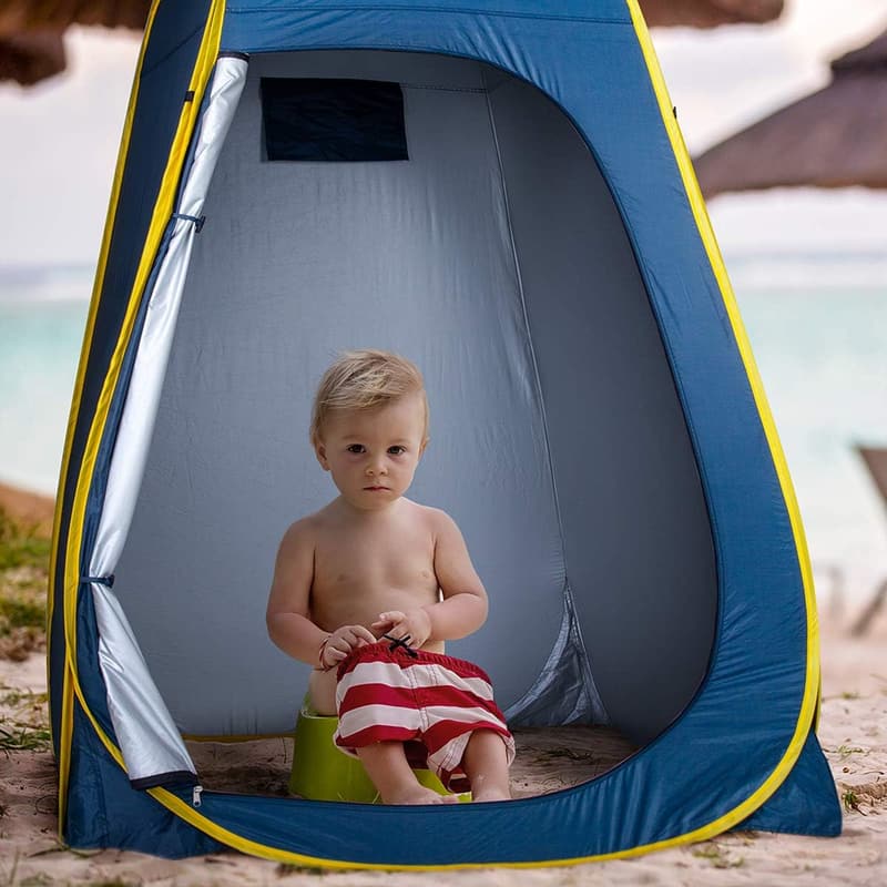Privacy Pop Up Tent with Carrying Bag & Rain Cover