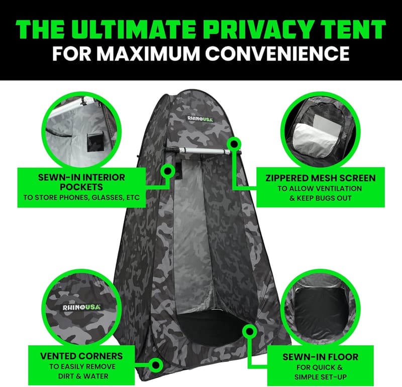 Portable Pop-Up Privacy Tent for Camping & Beach Adventures