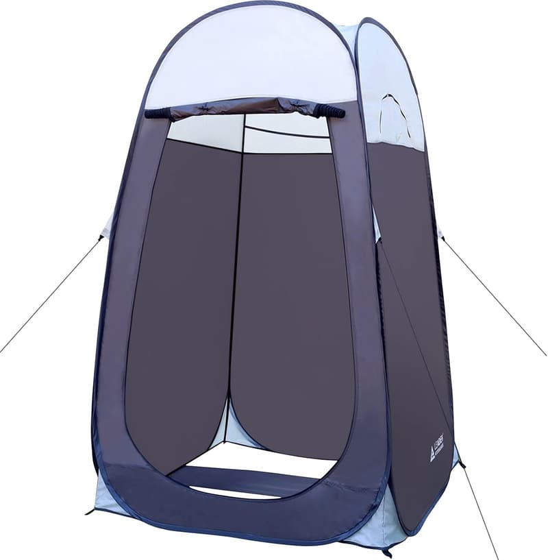 Portable Pop-Up Shower Tent for Camping Privacy - Extra Large