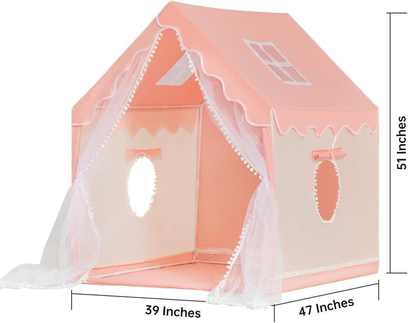 Princess Kids' Play Tent with Star Lights - Indoor/Outdoor Toy House