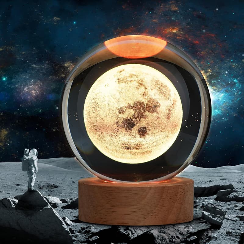 16-Color 3D Moon Lamp with Remote Control - Perfect Teen Birthday Gift