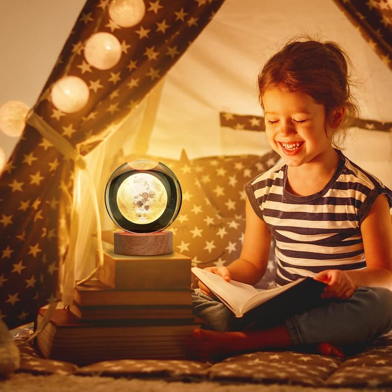 16-Color 3D Moon Lamp with Remote Control - Perfect Teen Birthday Gift