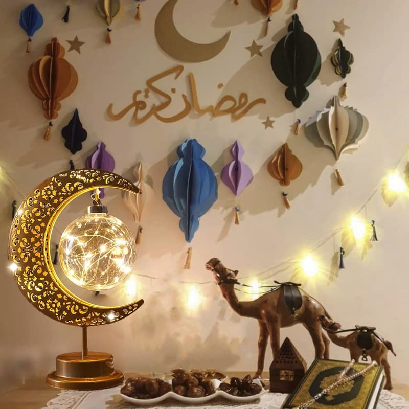 Moon Lamp – Enchanted Night Light for Ramadan & Eid Decor