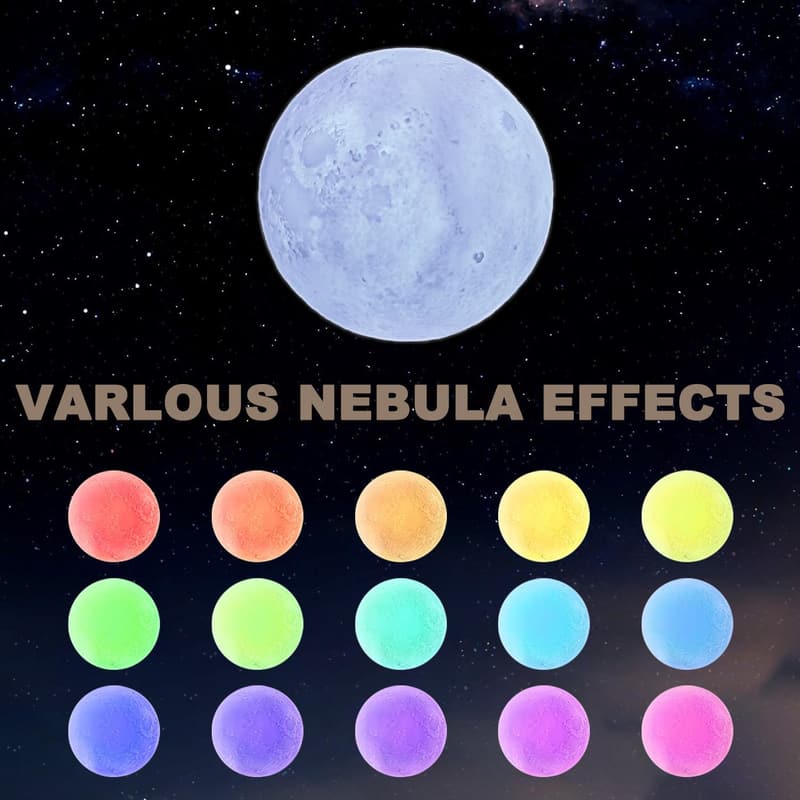 18-Color Moon Lamp - Remote & Touch Control - Birthday Gift for Kids